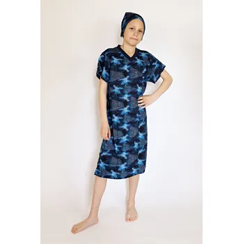 Chlapecké tričko Rozárka Chlapecká noční košile K1 počítač modrá Barva: Modrá, Velikost: 160