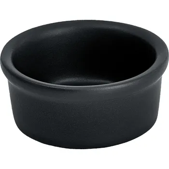 Kameninová miska kulatá (bez úchytů) Ferry, 40 ml - černá