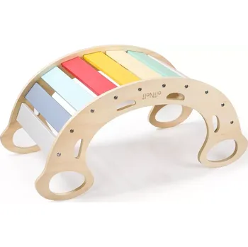 Dětská houpačka eliNeli Dřevěná montessori houpačka PRO 5v1 fresh