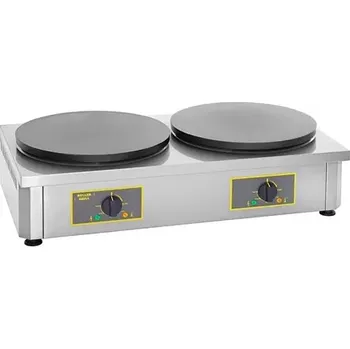 Kuchyňský gril Elektrický stroj na dvojité palačinky - 2x40cm | ROLLER GRILL CDE 400