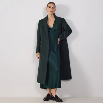 Dámské šaty Reserved - Maxi šaty - tmavě zelená - 122GP-79X - 122GP-79X-XS