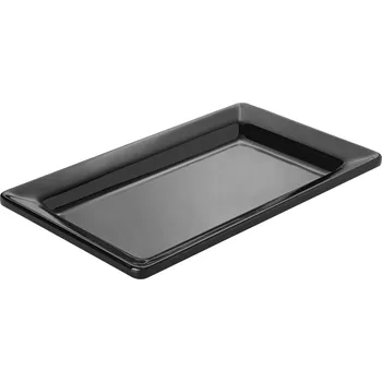 GN 1/4 - Prezentační podnos Melamin, 26,5x16,2 cm - černá