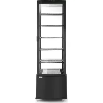 Vinotéka Chladicí vitrína 280 l černá HENDI 233290