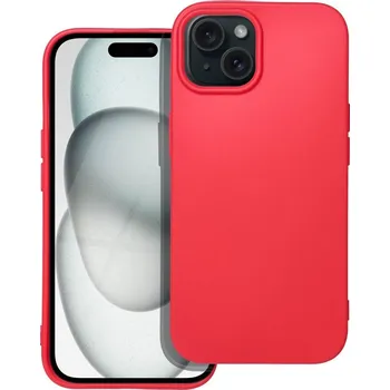 Pouzdro na mobilní telefon OEM Pouzdro Forcell SOFT APPLE IPHONE 15 červené