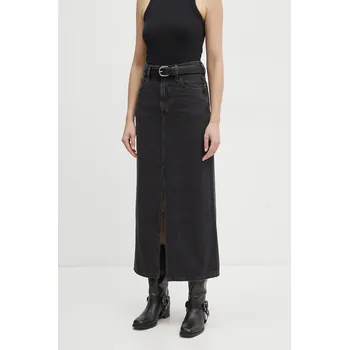 Dámská sukně Džínová sukně G-Star černá barva, maxi, D24385-D772 D24385.D772 99X, vel. 31