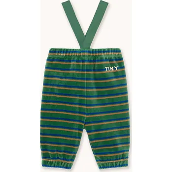 Kojenecké tepláky Tinycottons DUO STRIPES BABY SWEATPANT AW25.254 tyrkysová 67X, vel. 74