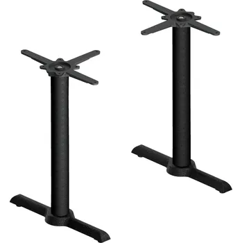 Stolová podnož Stolová podnož Regulo z lité oceli, 56x13x72 cm - černá