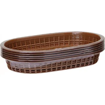 chlebník Košík na chléb hnědý, 6 ks | HENDI 426296