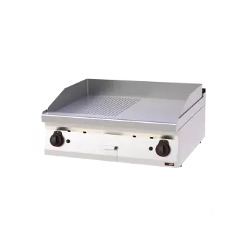 Kuchyňský gril REDFOX Grilovací deska 80x51 plynová chromovaná kombinovaná bez podestavby | REDFOX - FTHRC 70/08 G