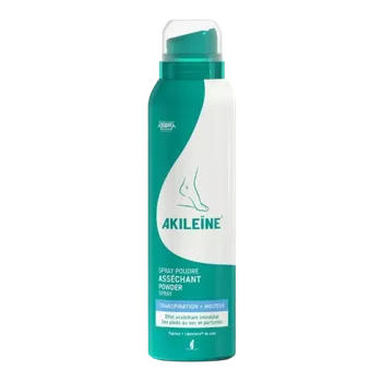 Péče o nohy Pudrový sprej na nohy proti pocení, Akileine - 150 ml