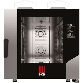Vestavná trouba Pekárna Millenial Black Mask 6x600x400 | Plynový konvektomat HENDI MKF664GBM