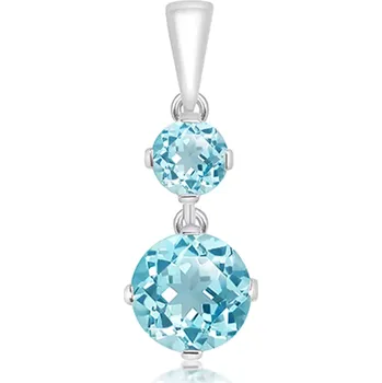 Přívěsek Cosma Blue Topaz - stříbrný přívěsek s modrým topazem