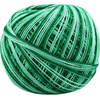 Příze Niťárna Háčkovací příze Sněhurka ombré 61392 tmavě zelená