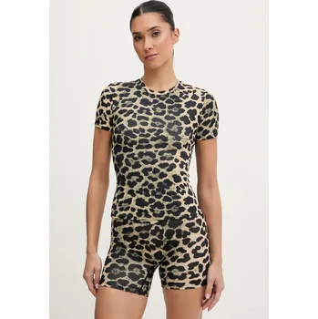 Pánské oblečení Tréninkové tričko P.E Nation Foundation 243T257.LEOP hnědá 88X, vel. L