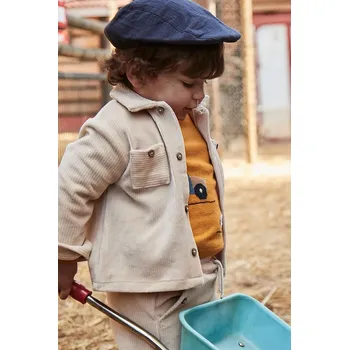 Kojenecké oblečení Kojenecká košile Mayoral 2105.3D.Baby.9BYA béžová 12X, vel. 74