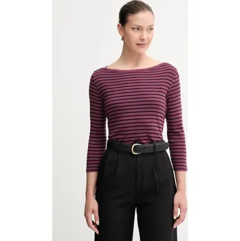 Pánské tričko Bavlněné tričko s dlouhým rukávem United Colors of Benetton žlutá barva, 30YSD109W 49X, vel. XS