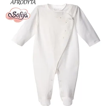 Kojenecký overall SOFIJA Overal bavlněný AFRODYTA zakládaný Ivory vel. 56cm