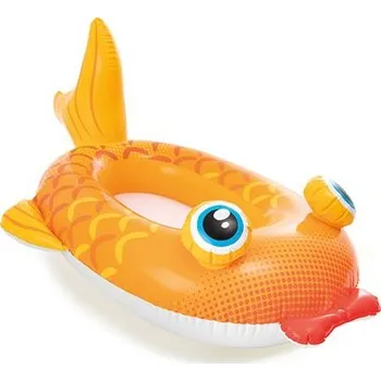 INTEX 59380 Nafukovací vodní vozidlo 3-6 let RYBA ORANŽOVÁ 117x76cm