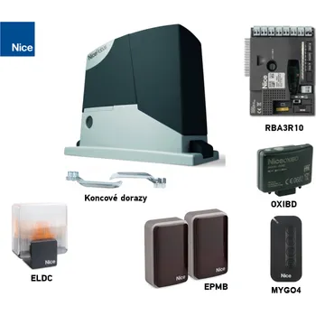 Pohon brány NICE Robus RB400 (D)