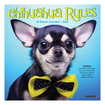 Kalendář Chihuahua Rules 2026 7 X 7 Mini Wall Calendar (Kalendář)