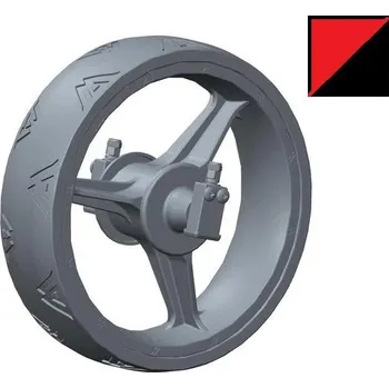 Golfový vozík Big Max FRONT Wheel náhradní přední kolo, 1ks, červené