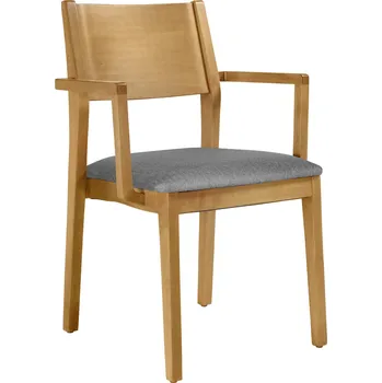 Jídelní židle Látková židle Stak s područkami