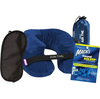 Cestovní polštářek 3v1 Cestovní sada Na lehko Polštář, špunty a maska na oči