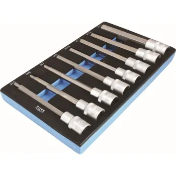 Klíč Satra Pěnová vložka - inbus H2-H10 prodloužené 9ks 18319 S-H812S