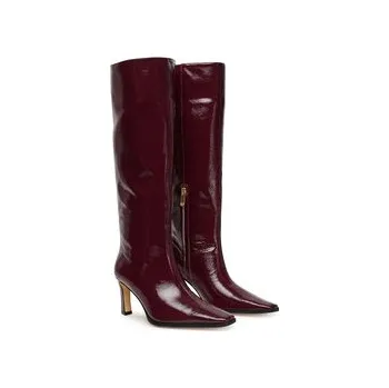 Dámské kozačky Kozačky MICHAEL Michael Kors Darrah 40F5DRMB5A Červená 39