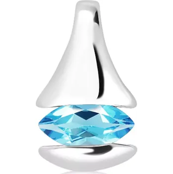 Přívěsek Danube Blue Topaz - stříbrný přívěsek s modrým topazem