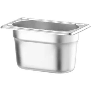 Hrnec KITCHEN LINE 10 cm hluboký nerezový hrnec GN 1/9 KITCHEN LINE | HENDI 806739