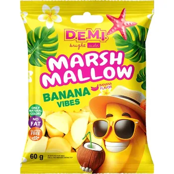 Bonbon SALEKS Marshmallow banán 60g