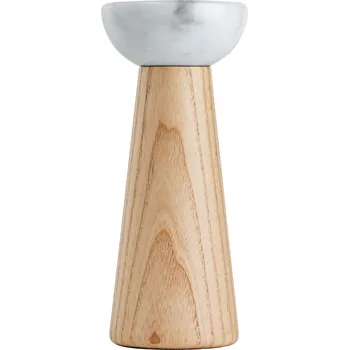 Kuchyňský mlýnek Mlýnek na sůl Marmilo, 16 cm - hnědá/bílá