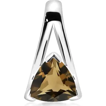 Přívěsek Flame Smoky Quartz - stříbrný přívěsek s quartzem
