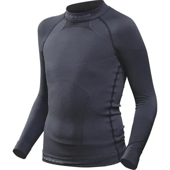 Termotriko dětské BLIZZARD Essential long sleeve junior, anthracite - 92/98