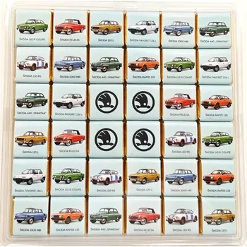Čokoládové puzzle Škoda mléčná čokoláda 180 g Čokoláda Čokoládové puzzle Škoda mléčná čokoláda 180 g