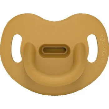 dudlíky SUAVINEX Šidítko anatomické SILIKON 6-18m SX PRO - COLOUR ESSENCE - Okrové