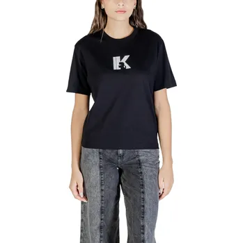 Dámské tričko Karl Lagerfeld Jeans T-Shirt Donna Karl Lagerfeld Jeans černá | šedá 3456847