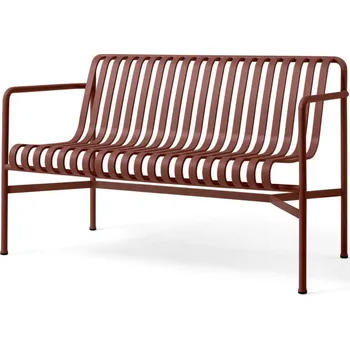 Zahradní lavice HAY Lavička Palissade Dining Bench, iron red