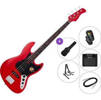 Baskytara Sire Marcus Miller V3P-4 SET 2 Red Satin Elektrická baskytara