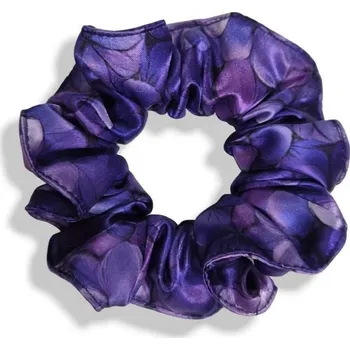 Ebbie Scrunchie gumička - satén - FIALKY