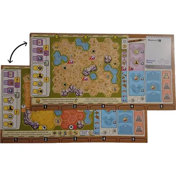 Desková hra MINDOK Archa Nova: promo deska 1 - rozšíření