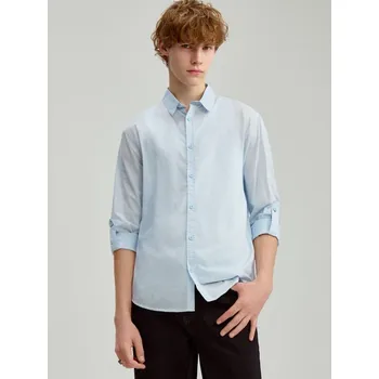 Pánská košile Košile regular fit - M - House - světle modrá - 553EB-50X