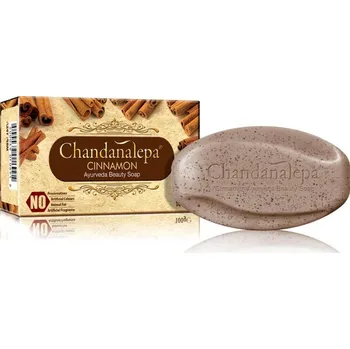 Tělový olej Skořicové bylinné mýdlo 100g Chandanalepa