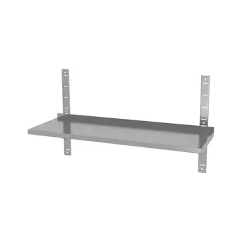 police Jednoduchá nástěnná police z nerezové oceli HENDI 811801