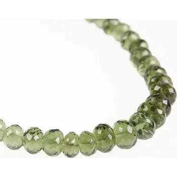Šperk My Moldavite Náhrdelník z vltavínů VLT001-14995 47 cm