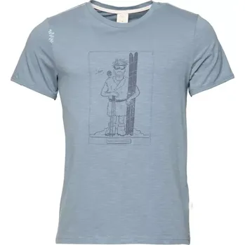 Pánské tričko Tričko Chillaz Homo Mons Sportivus greyblue M