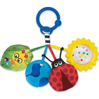 Hračka pro nejmenší BABY EINSTEIN Hračka senzorická na C kroužku Touch of Nature™ 0m+