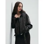 Bunda z imitace kůže - M - House - hnědý - 378HW-88X