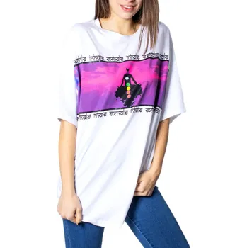 Dámská móda Desigual T-Shirt Donna DESIGUAL bílá | fuchsiová | fialová 3458006